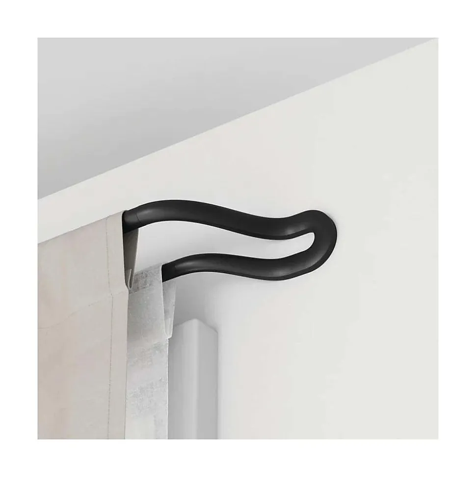 Double tringle à rideaux extensible Midnight