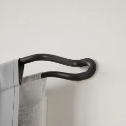 Double tringle à rideaux extensible Midnight