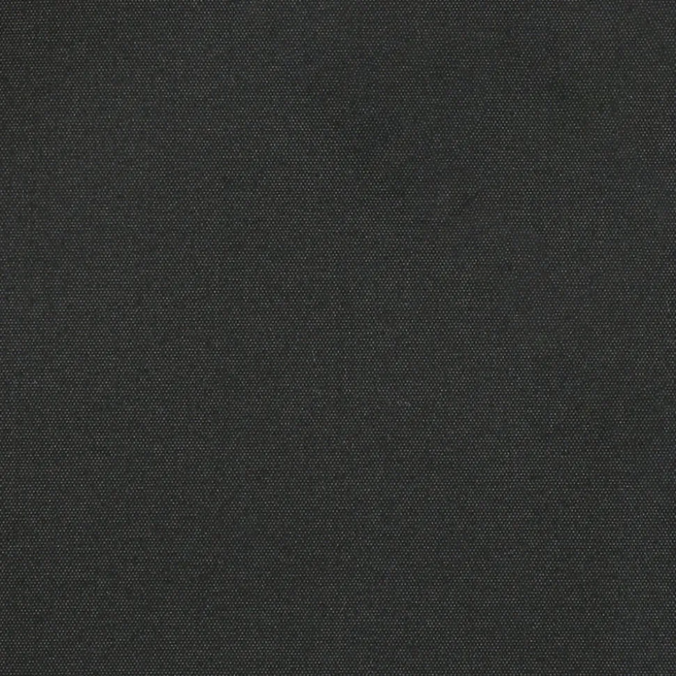 Doublure de rideau occultante à crochets Caldu effet tissé noir satin L.245 x l.135cm GoodHome