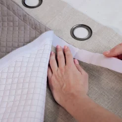 Doublure thermique à velcro (135x238 cm - Argent)