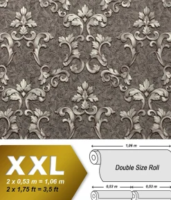 EDEM 9085-29 Papier peint baroque gaufré satiné 10,65 m