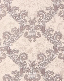 EDEM 1026-13 Papier peint baroque texturé accents métalliques 5,33 m2