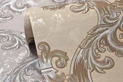EDEM 1026-13 Papier peint baroque texturé accents métalliques 5,33 m2