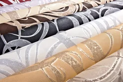 EDEM 81136BR25 Papier peint à motifs graphiques gaufré accents métalliques 10,65 m