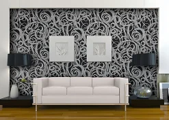 EDEM 81136BR29 Papier peint à motifs graphiques gaufré accents métalliques 10,65 m