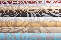 EDEM 81136BR29 Papier peint à motifs graphiques gaufré accents métalliques 10,65 m