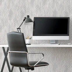 EDEM 82050BR56 Papier peint à rayures texturé scintillant 7,95 m2