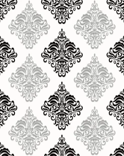 EDEM 85024BR20 Papier peint baroque lisse accents métalliques 5,33 m2