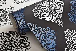 EDEM 85024BR20 Papier peint baroque lisse accents métalliques 5,33 m2