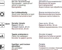 EDEM 85024BR20 Papier peint baroque lisse accents métalliques 5,33 m2