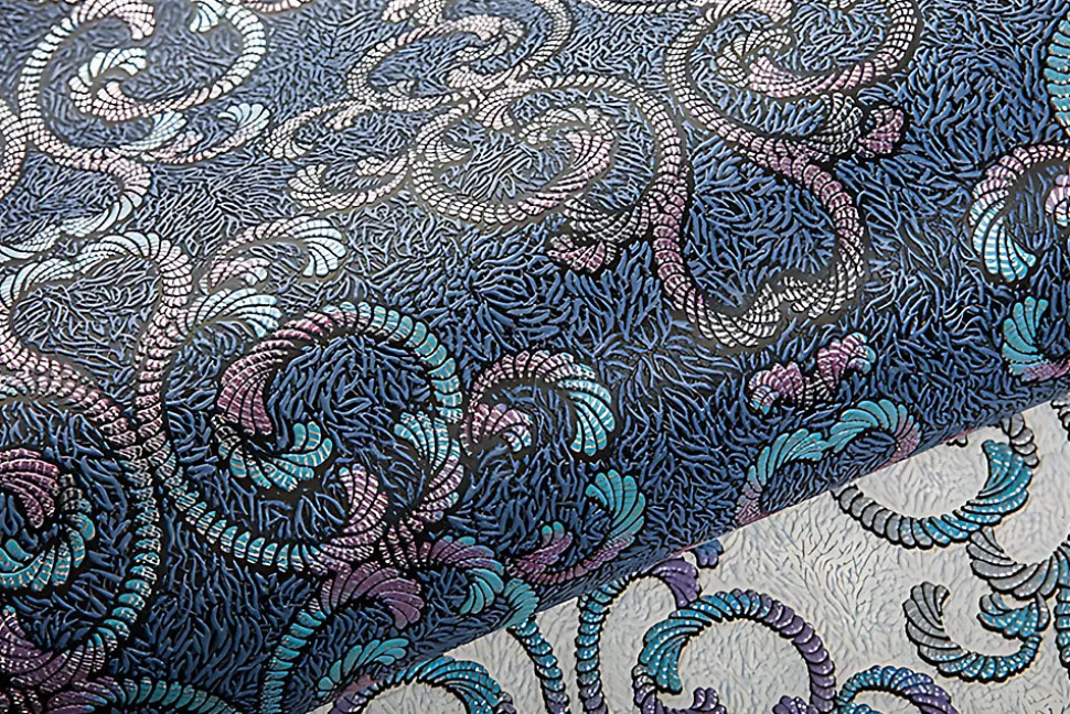 EDEM 85037BR32 Papier peint baroque texturé accents métalliques 5,33 m2