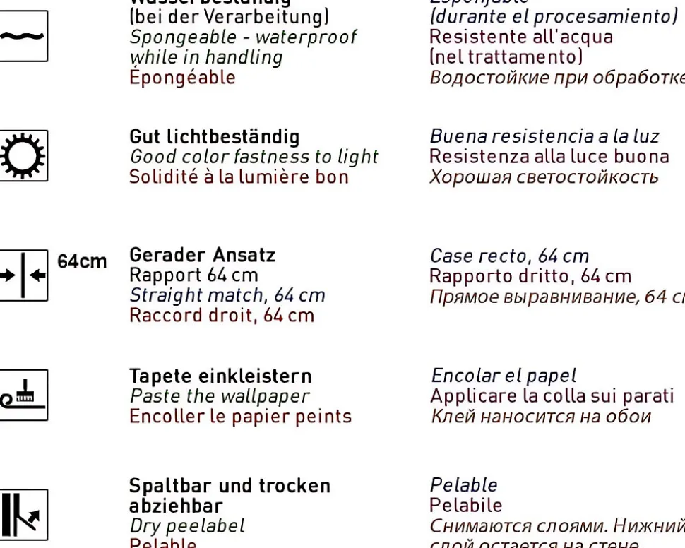 EDEM 85037BR32 Papier peint baroque texturé accents métalliques 5,33 m2