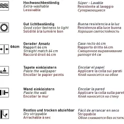 EDEM 807DN40 Papier peint aspect crépi légèrement texturé mat 10,65 m2