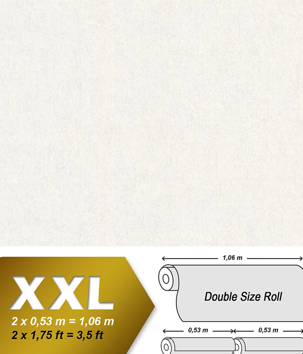 EDEM 410ST10 Papier peint texturé légèrement texturé motif satiné, fond mate 10,65 m2