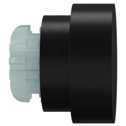 Embout barre à rideaux Araxos bouchon noir mat Ø6 x L.8.9cm GoodHome