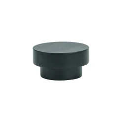 Embout bouchon pour barre à rideau GoodHome 19 mm Araxos noir