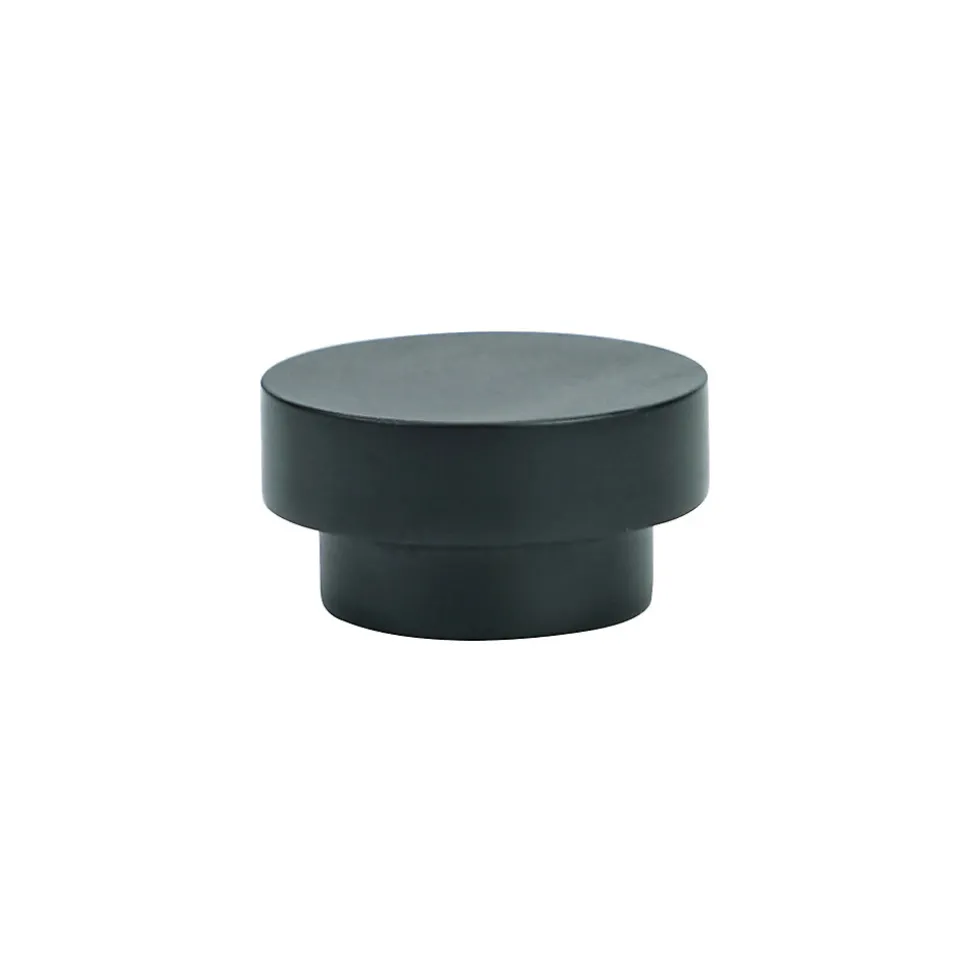 Embout bouchon pour barre à rideau GoodHome 19 mm Araxos noir