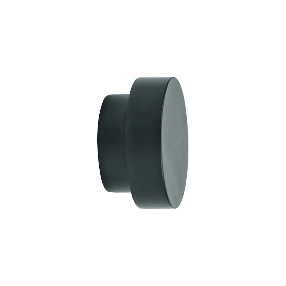 Embout bouchon pour barre à rideau GoodHome 19 mm Araxos noir