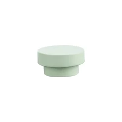 Embout bouchon pour barre à rideau GoodHome 19 mm Anafi blanc