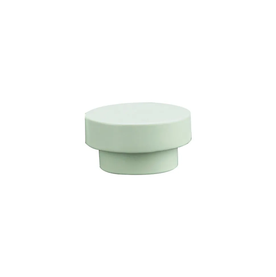 Embout bouchon pour barre à rideau GoodHome 19 mm Anafi blanc