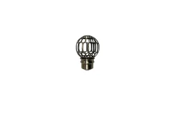 Embout boule pour barre à rideau Marrakech GoodHome 28 mm Antiki or
