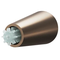 Embout cône pour barre à rideau Easy-Fit Kozani métal marron Ø19mm GoodHome