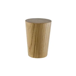 Embout cône pour barre à rideau GoodHome 28 mm Symi naturel