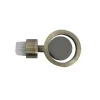 Embout disque pour barre à rideau GoodHome bicolore 19 mm Antiki or