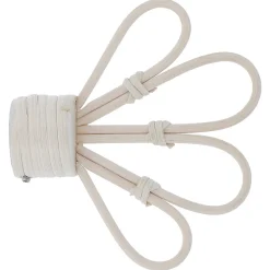 Embout fleur pour barre à rideau Symi rotin beige Ø28mm GoodHome