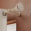 Embout rond pour barre à rideau Symi rotin beige Ø28mm GoodHome