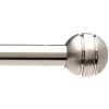 EMBOUT TRINGLE RIDEAU BOULE NICKEL MAT