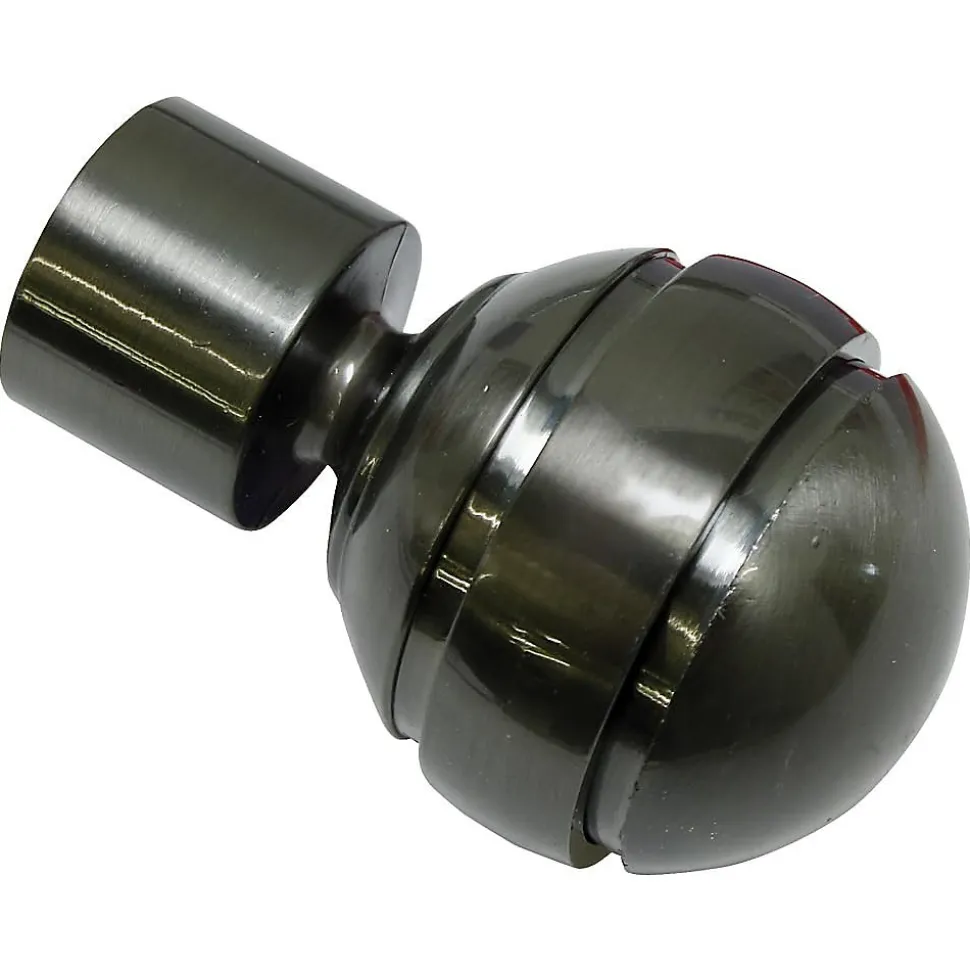 EMBOUTS RIDEAUX GARDINIA CHICAGO - TITANIUM
