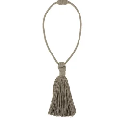 Embrasse à rideaux à aimant Pompon gris V.Creations