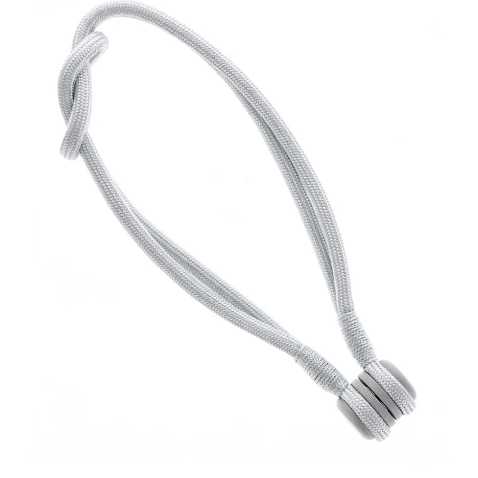 Embrasse à rideaux aimantée 30cm Gris perle - Boulet