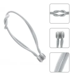 Embrasse à rideaux aimantée 30cm Gris perle - Boulet