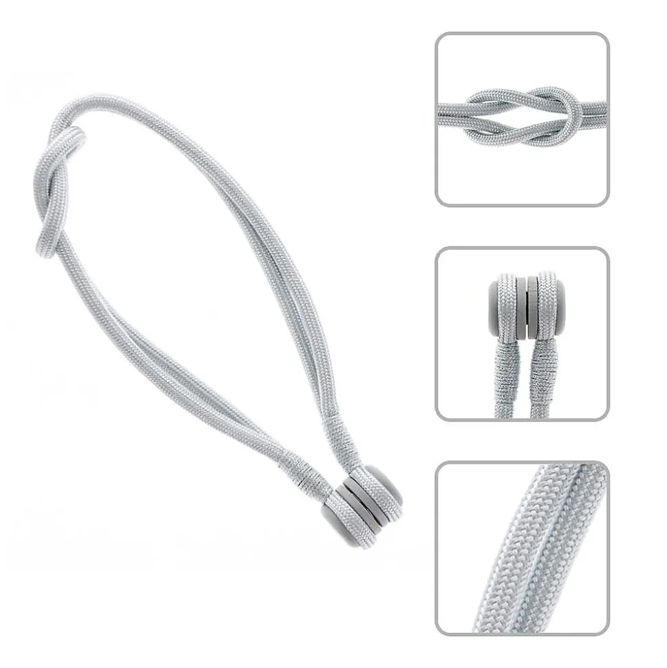 Embrasse à rideaux aimantée 30cm Gris perle - Boulet
