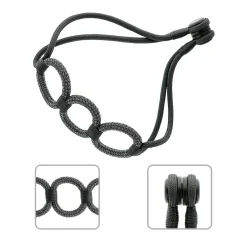 Embrasse à rideaux 30cm Anthracite/Argent - Boulet