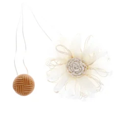 Embrasse à rideaux 9cm Coton naturel - Boulet