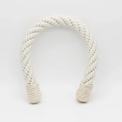 Embrasse à rideaux flexible torsadée beige écru, Madeco Orto