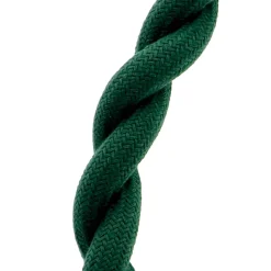 Embrasse à rideaux tressée aimantée 30cm Vert cyprès - Boulet