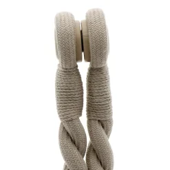 Embrasse à rideaux tressée aimantée 30cm Vert sauge - Boulet