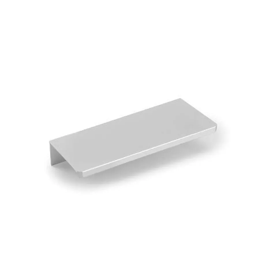 Emuca Poignée pour meuble, entraxe 32 mm, Aluminium, Anodisé mat-