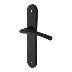 Ensemble 3 poignées de porte sans trou 195 Colours Hirel noir mat