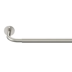 Ensemble barre à rideau industriel extensible chromé Athens GoodHome L. 120/210 x Ø16/19 cm