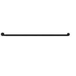 Ensemble barre à rideaux extensible Araxos métal noir Ø25/28cm 120/210cm GoodHome