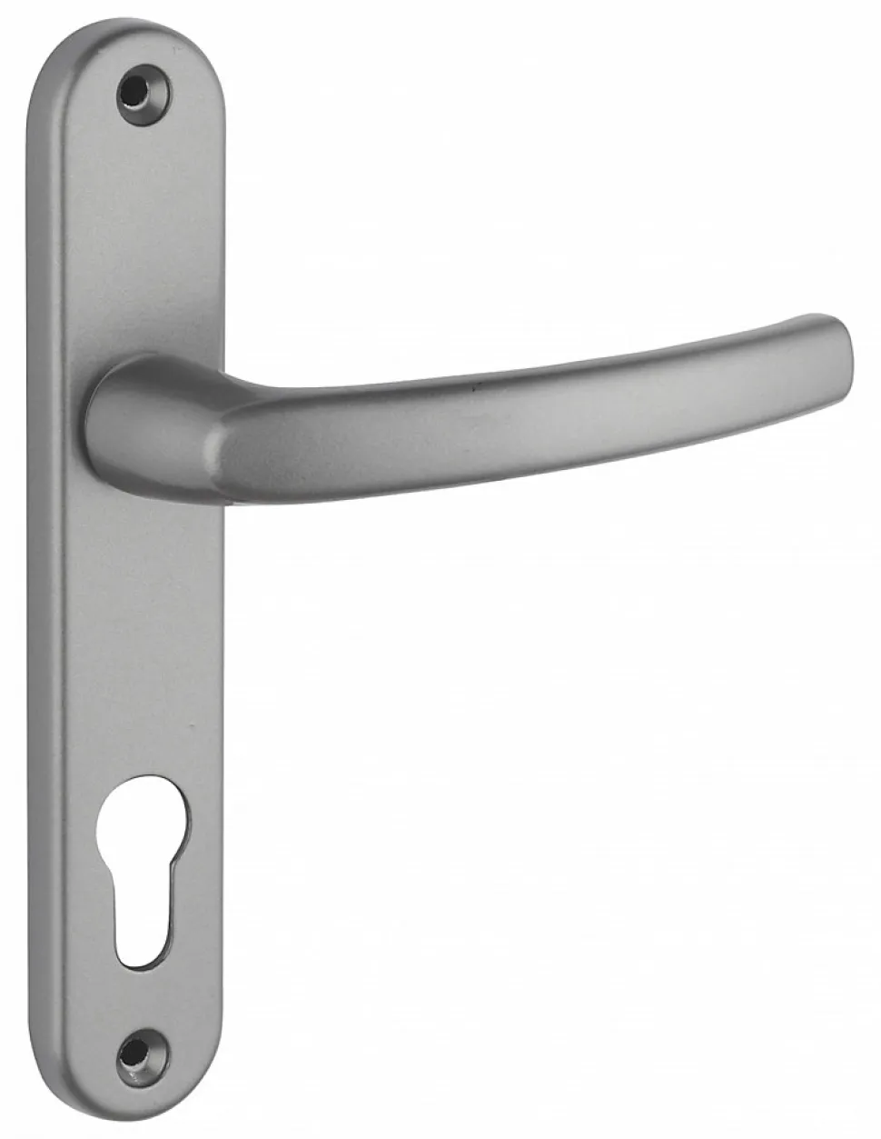 Ensemble de poignées pour porte d'entrée Sultane trou de cylindre, carré 7mm, entr'axes 165mm, inox F9 - THIRARD