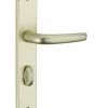 Ensemble de poignées pour porte intérieure Maia à condamnation, carré 7mm, entr'axes 195mm, couleur F2 - THIRARD