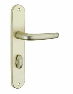 Ensemble de poignées pour porte intérieure Maia à condamnation, carré 7mm, entr'axes 195mm, couleur F2 - THIRARD