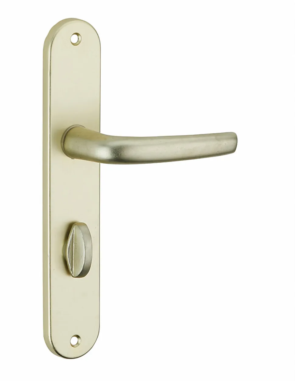 Ensemble de poignées pour porte intérieure Maia à condamnation, carré 7mm, entr'axes 195mm, couleur F2 - THIRARD