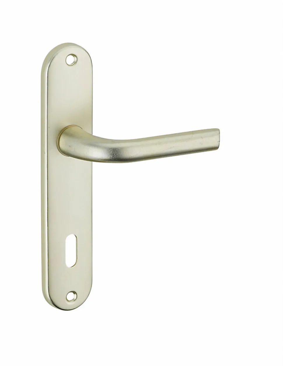 Ensemble de poignées pour porte intérieure Leto trou de clé, carré 7mm, entr'axes 165mm, couleur F2 - THIRARD